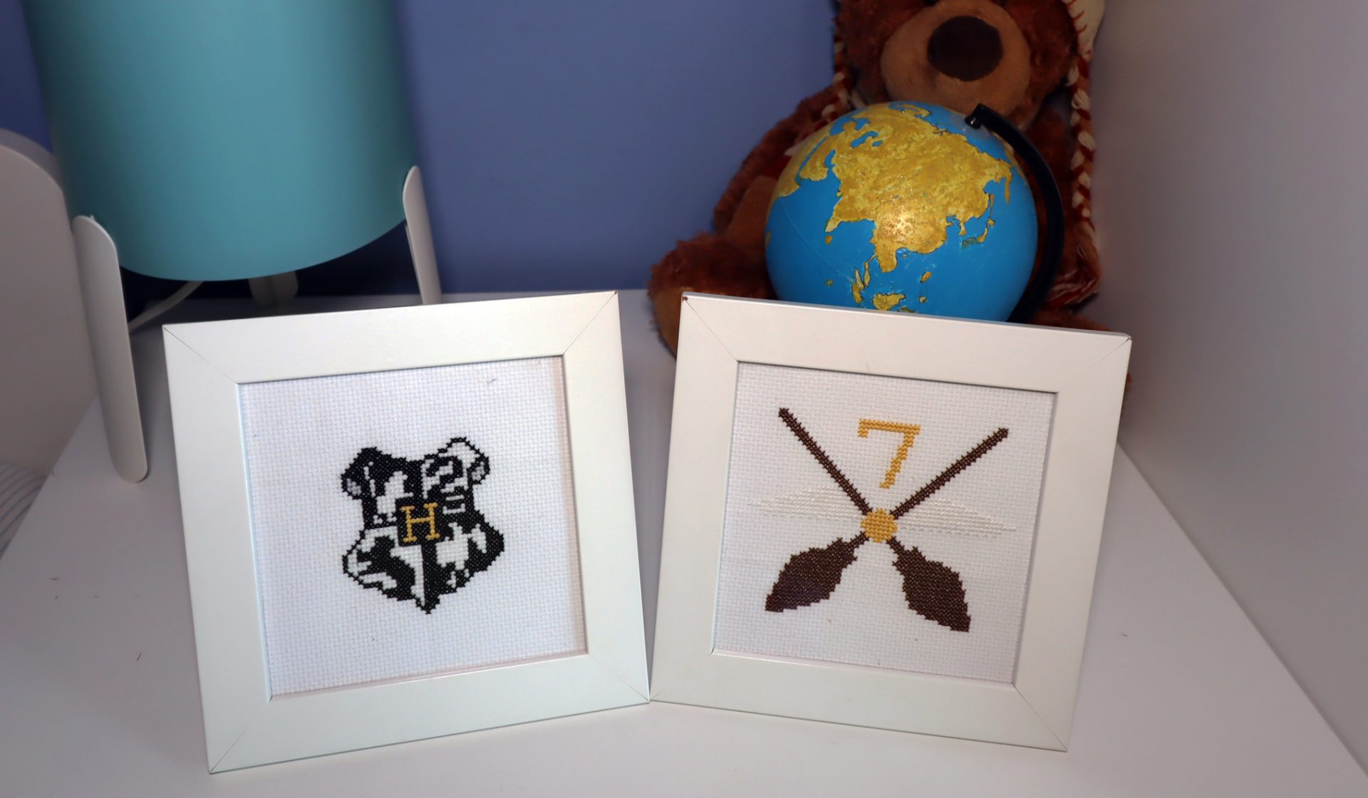 Quadro feiticos harry potter ponto cruz