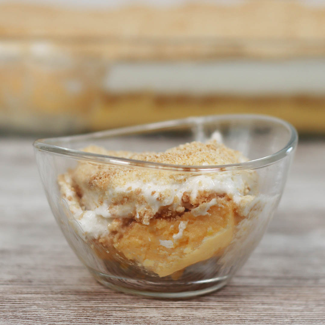 Doce de Gelatina de Ananás e Natas
